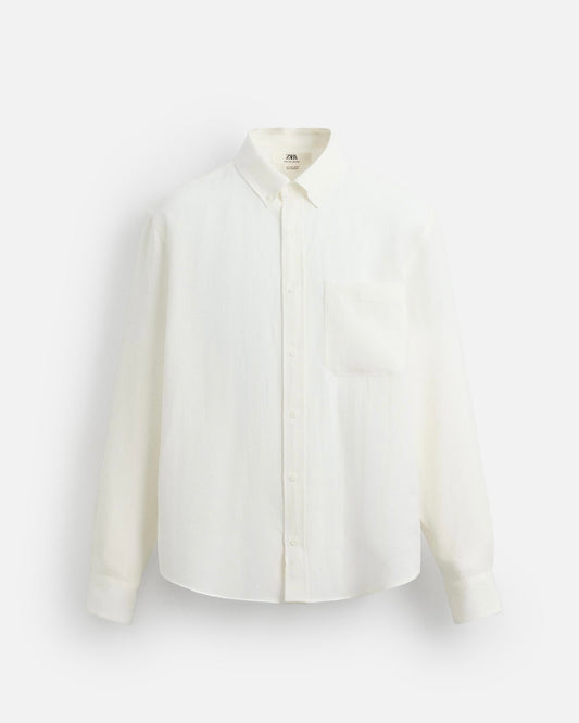 Premium Linen Shirt - White